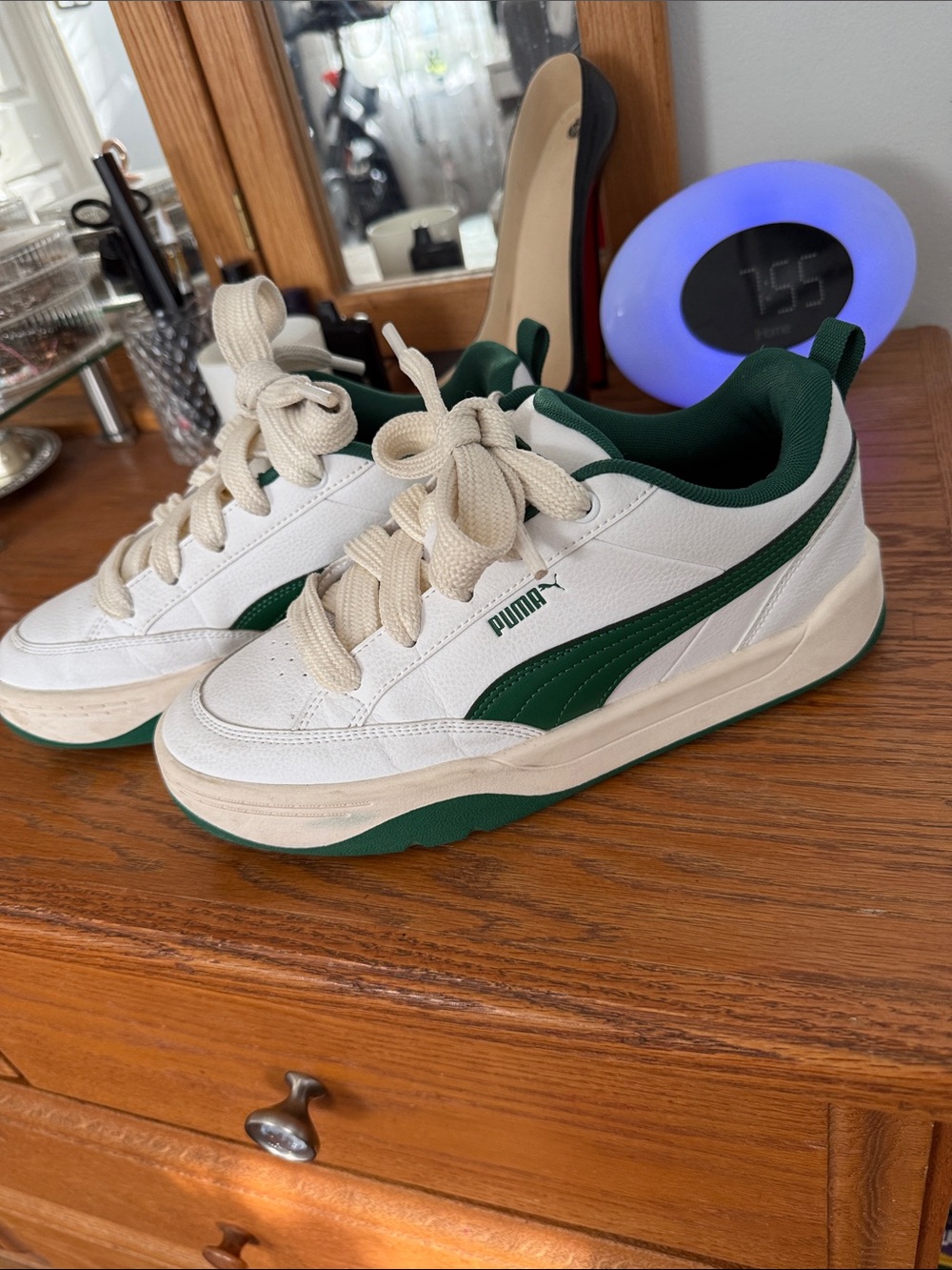 PUMA Mens Park Lifestyle Lace Up Sneakers Shoes Casual
